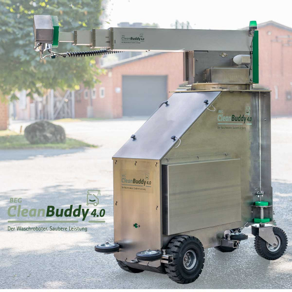 Waschroboter CleanBuddy 4.0 für den Stall