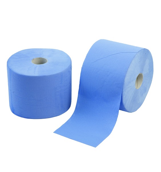 Papierrollen blau